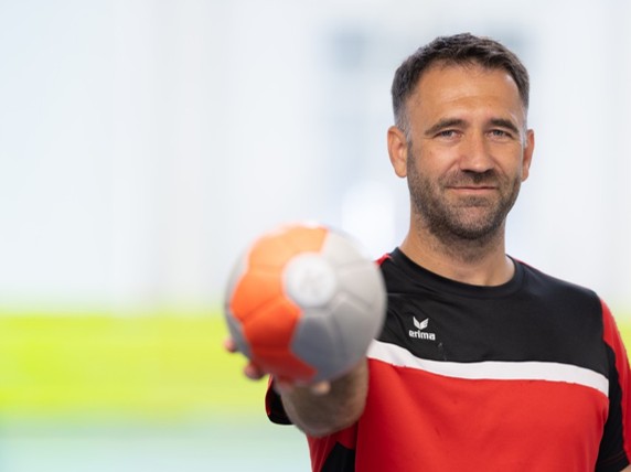 Yves Hartmann als Handballer